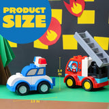 Heat Mass Pillow JOYIN 80-Piece Kids Car Building Blocks Set