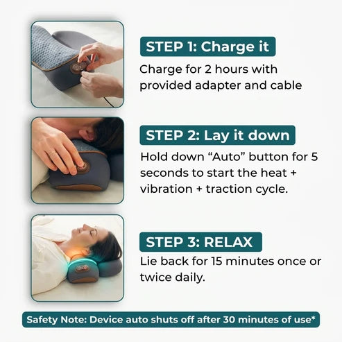 Electric Neck & Shoulder Massage Pillow